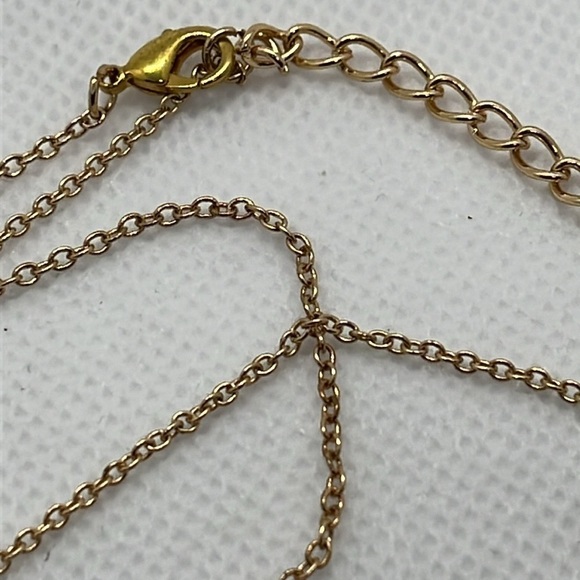 Believe Gold Tone Spell Out Necklace - Picture 3 of 6